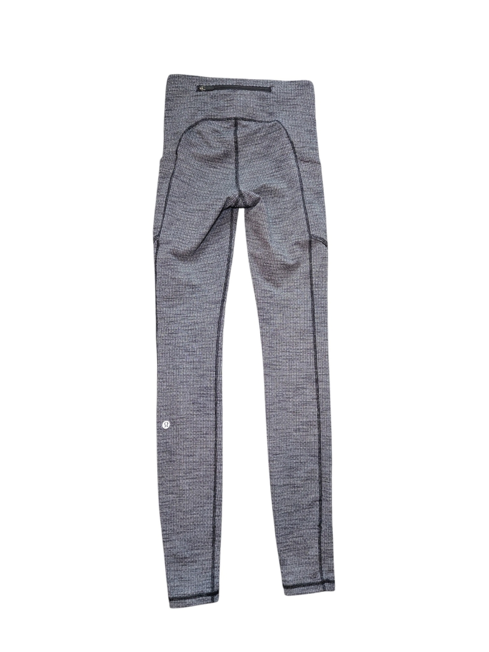 Lululemon Speed Up Tight 30" - Variegated Knit Black Heathered Black - Picture 7 of 12